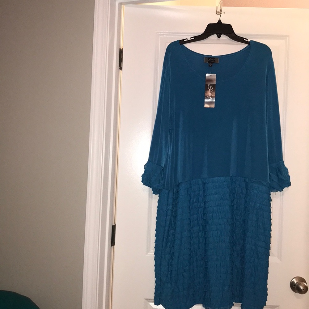 Blue dress